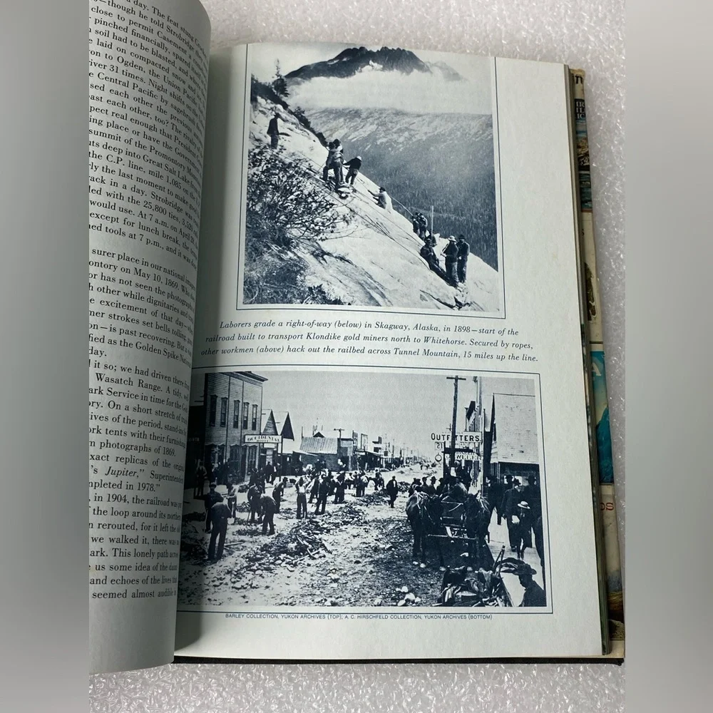 Vintage RAILROADS The Great American Adventure By Charlton Ogburn Hardcover 1977